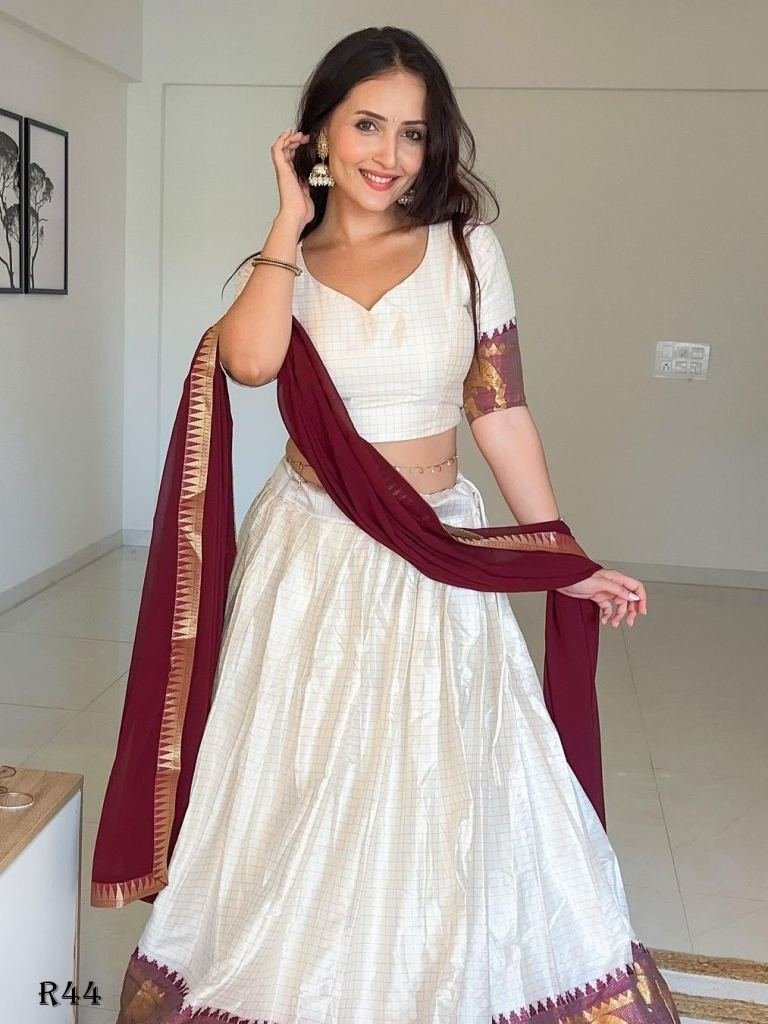 Attractive Wedding Pure Silk Lehenga Choli