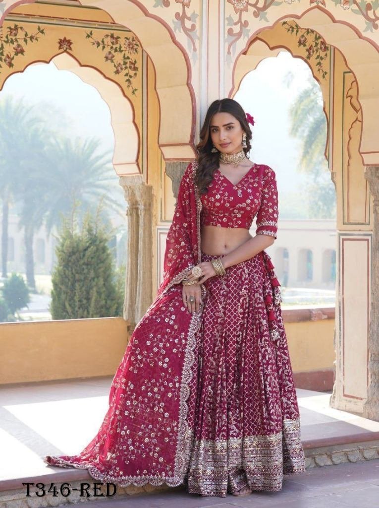 Buy Fashionable Rani Pure Viscose Lehenga Choli