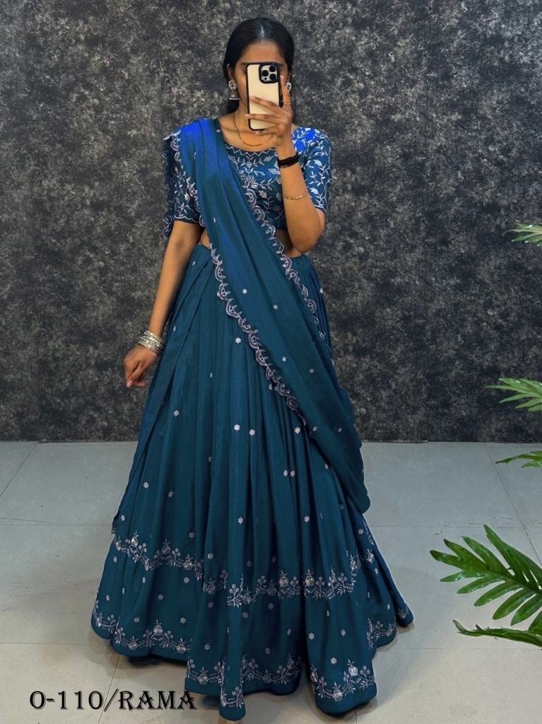 Exclusive Best Quality Rama Lehenga