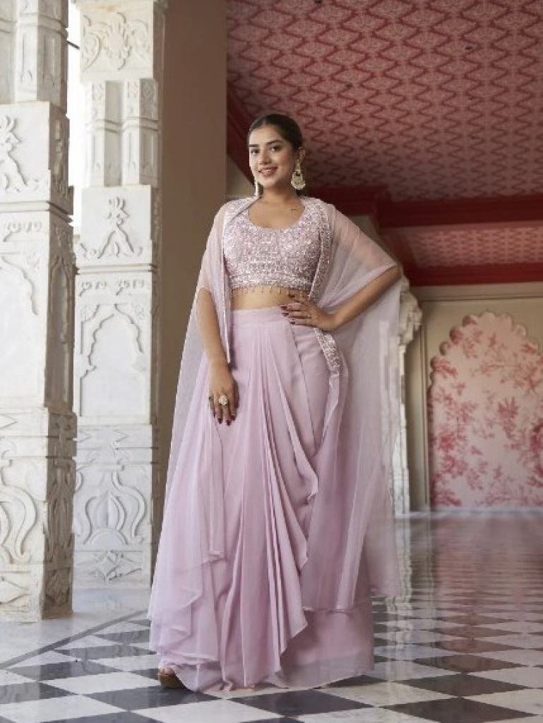 New Launching Party Wear Crop Top Lehenga Choly With Amazing Blouse By Lapink