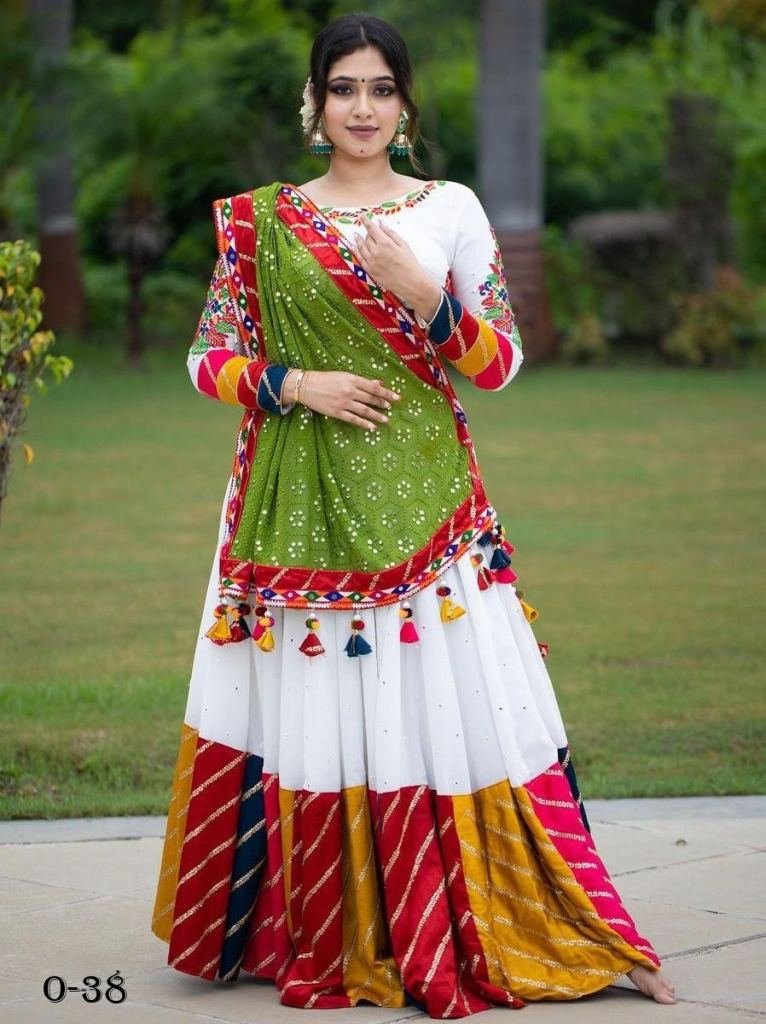 New Rayon With Printed Multi Colour Chaniya Choli