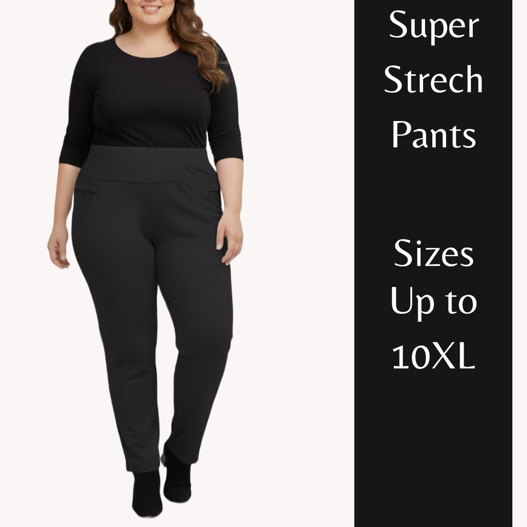 Stretchable Pants Bottom Wear Black