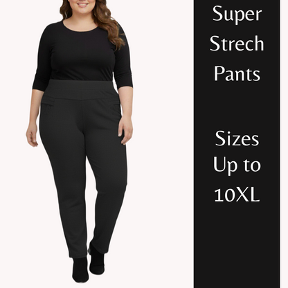 Stretchable Pants Bottom Wear Black