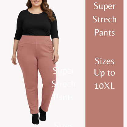 Stretchable Pants Bottom Wear Light Pink