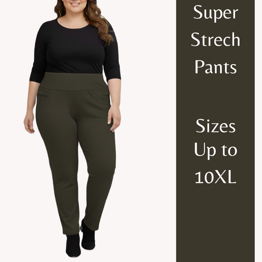 Stretchable Pants Bottom Wear Olive Green