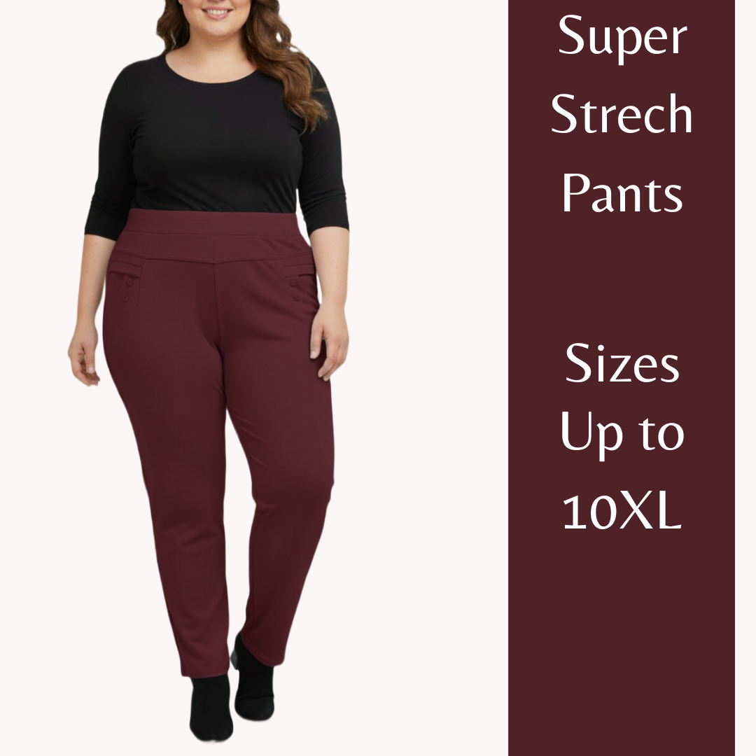 Stretchable Pants Bottom Wear Maroon