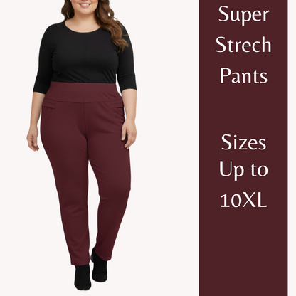 Stretchable Pants Bottom Wear Maroon