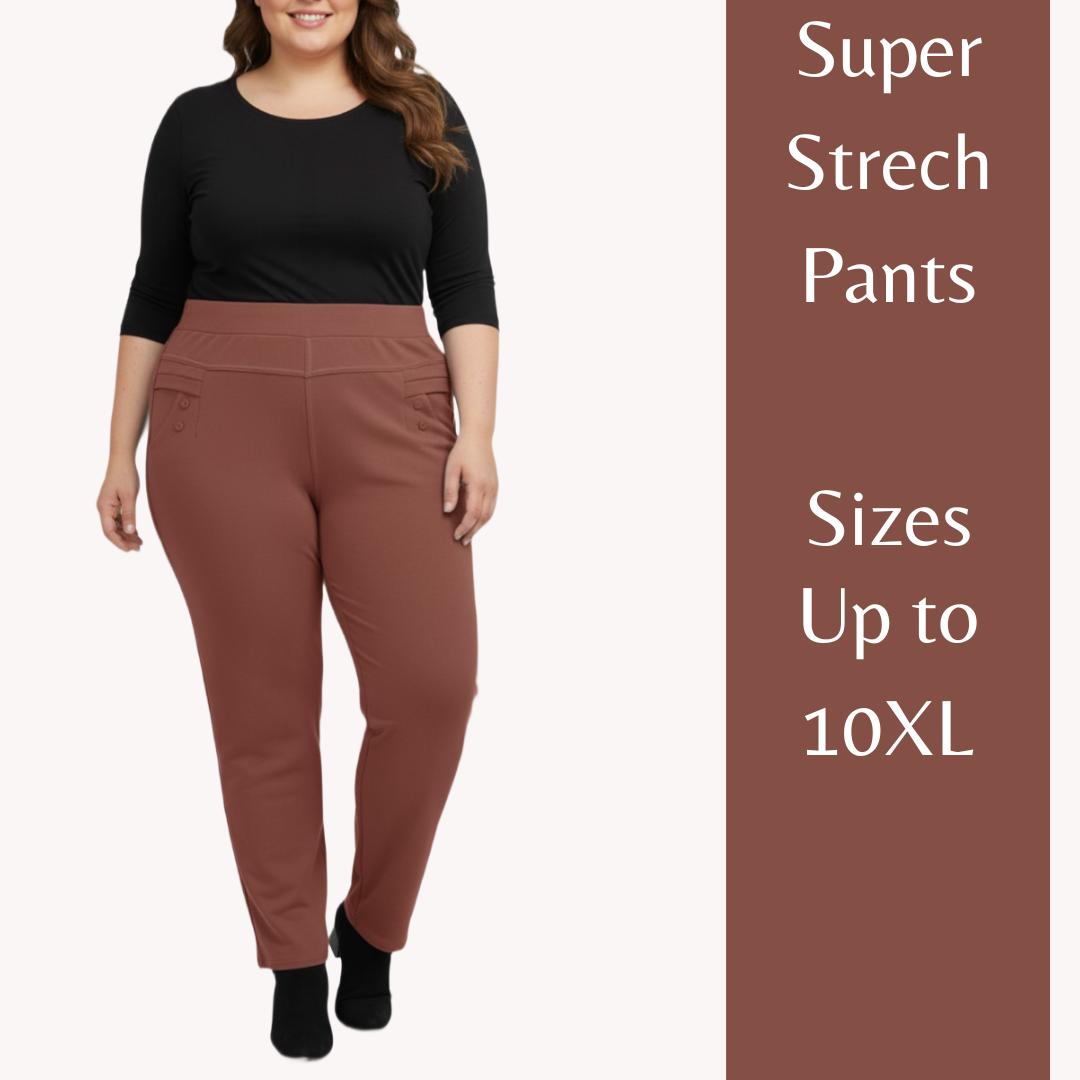 Stretchable Pants Bottom Wear light brown