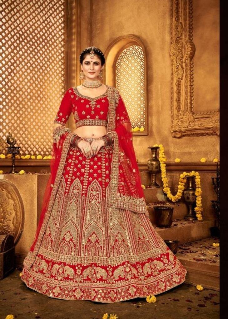 Maya Bridal  Lehenga Choli  red