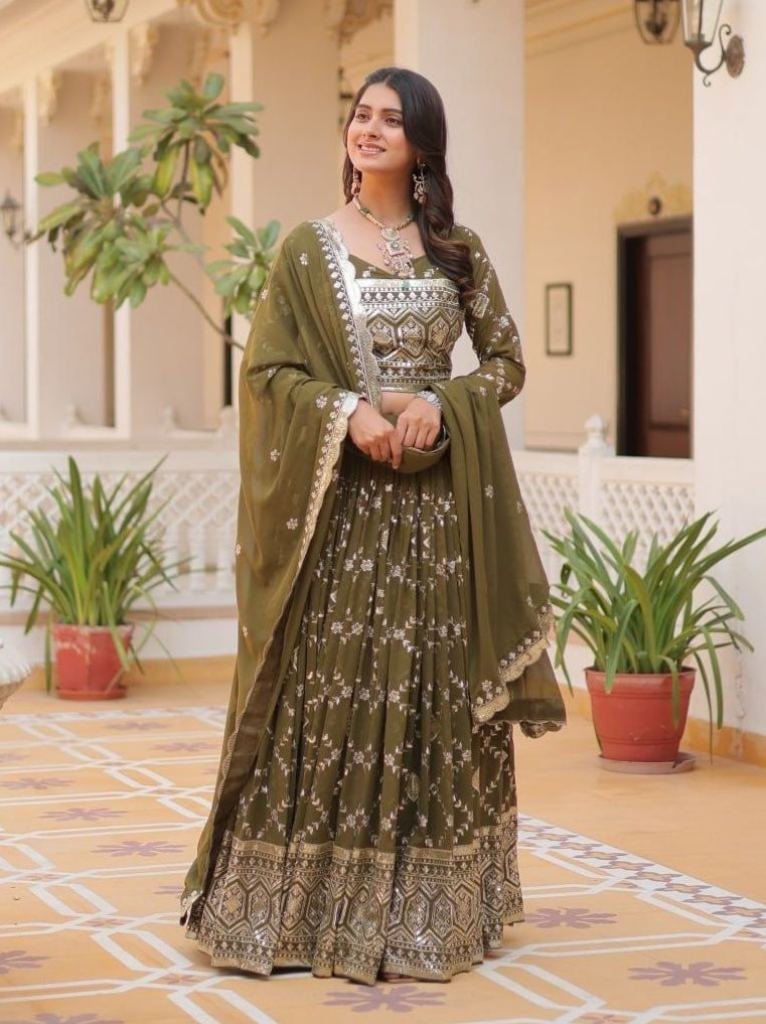 Beautiful And Classical Georgette Lehenga Choli
