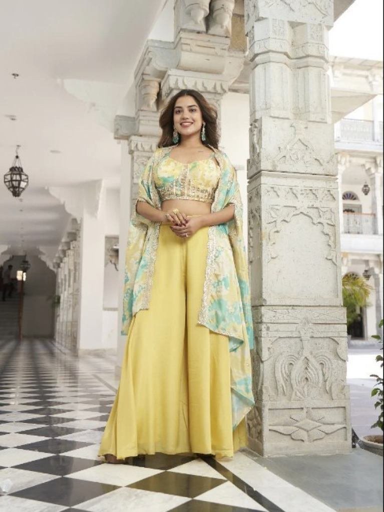 Beautiful Lady Designer Crop Top Lehenga Choli By Lapink