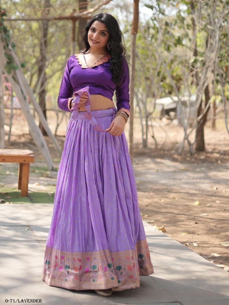 Best Designer Lavender Colour Lehenga Choli