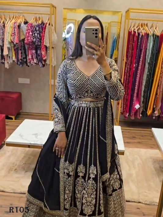 Exclusive Wedding Designer Georgette Lehenga Choli