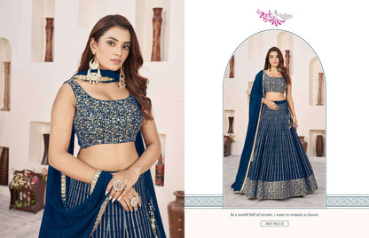 Georgette lehenga