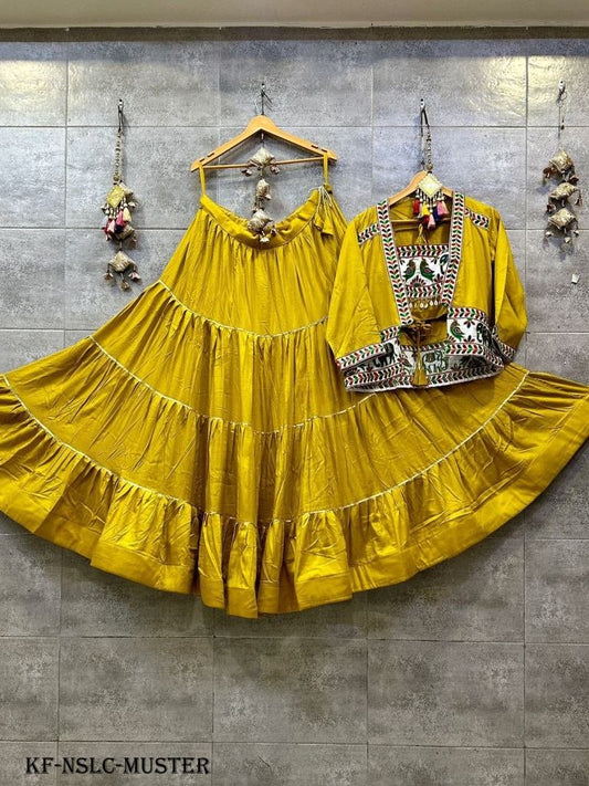 Muster Naratri Special Lehenga Choli