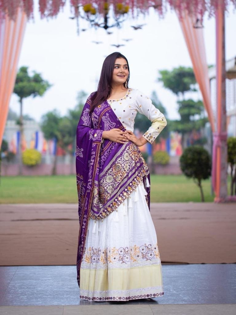 New Arrival Digital Printed Muslin Cotton Lehenga Choli