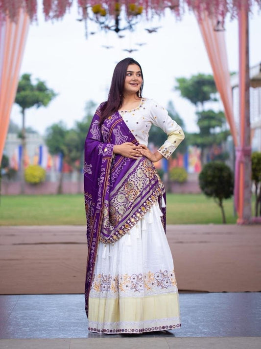 New Arrival Digital Printed Muslin Cotton Lehenga Choli