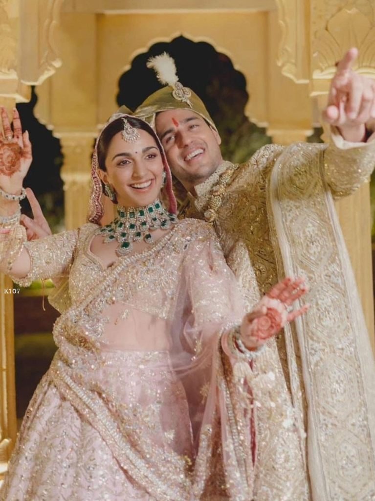 Presenting Premium Banarasi Satin Zari Silk Kiara Advani Wedding Lehenga  Set