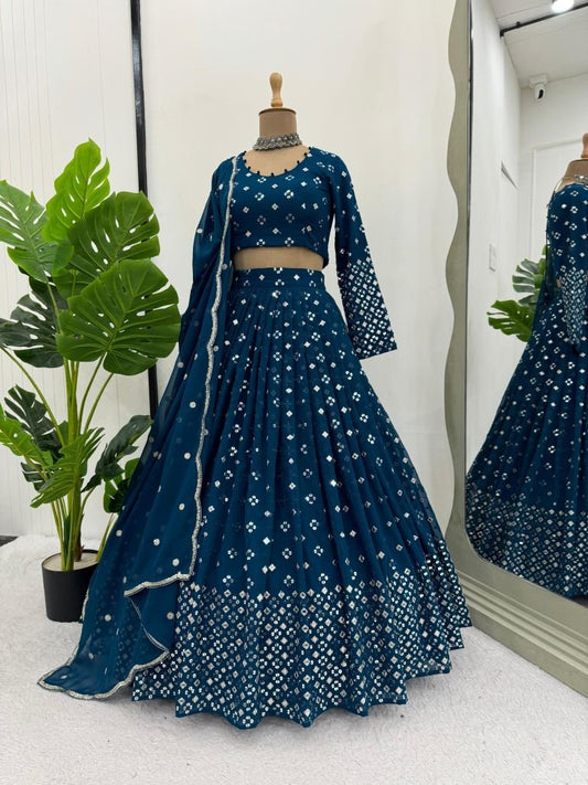 Rama Exclusive Designer And Attractive Georgette Lehenga Choli