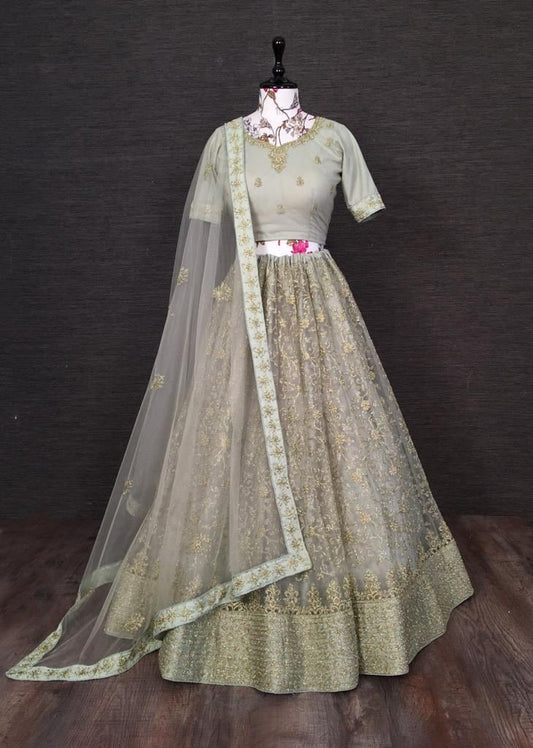 vaishanavi  embroidery work lehenga