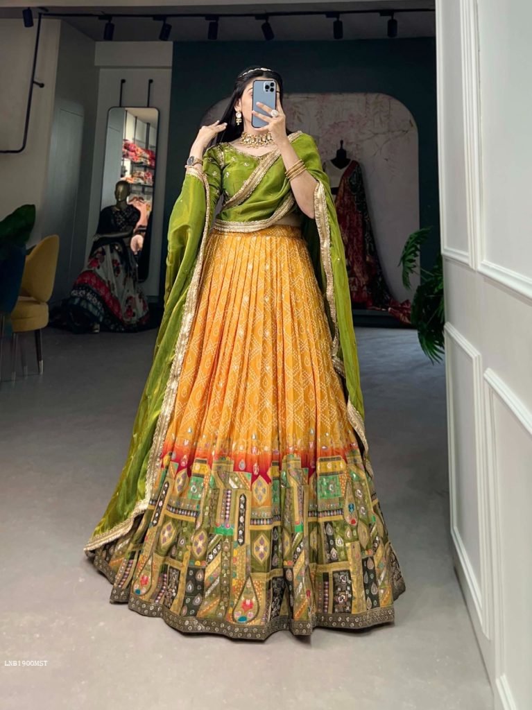 Wedding Muster Pure Viscose Jacquard Silk Lehenga Choli