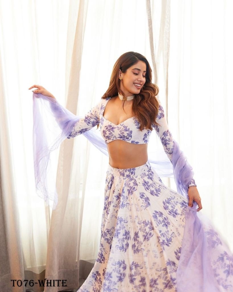 Womem Wear Pure Chinon Lehenga Choli Set